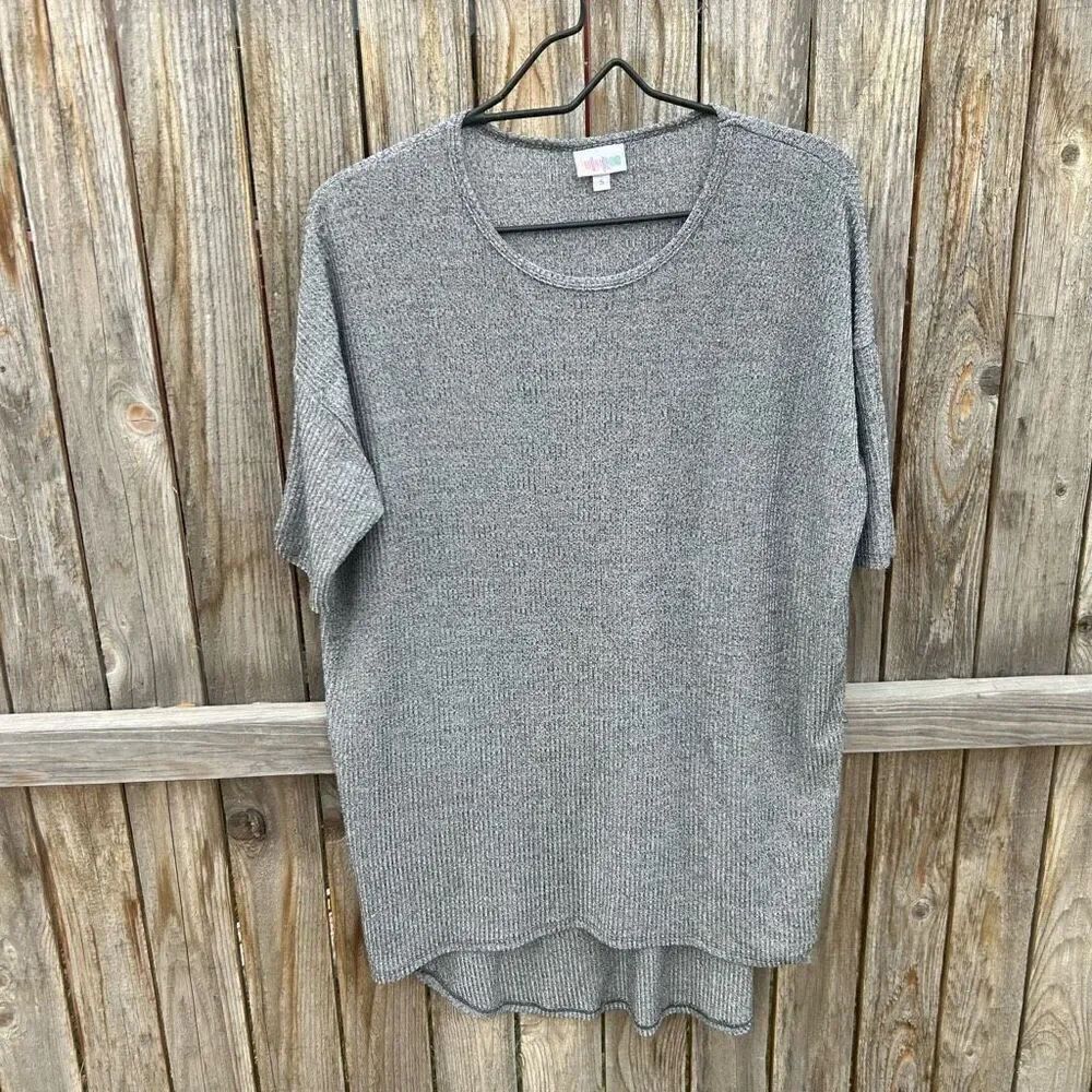 Lularoe tunic short sleeve high low bottom size small